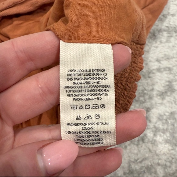 Free People Burnt Orange Drapey Dreams Tank Top - Picture 7 of 10